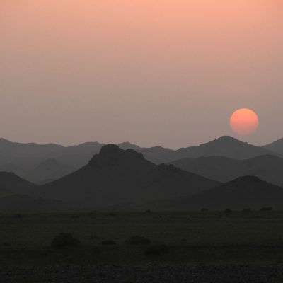 Desert Sunset, Gobi Desert, Mongolia