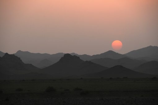 Desert Sunset, Gobi Desert, Mongolia